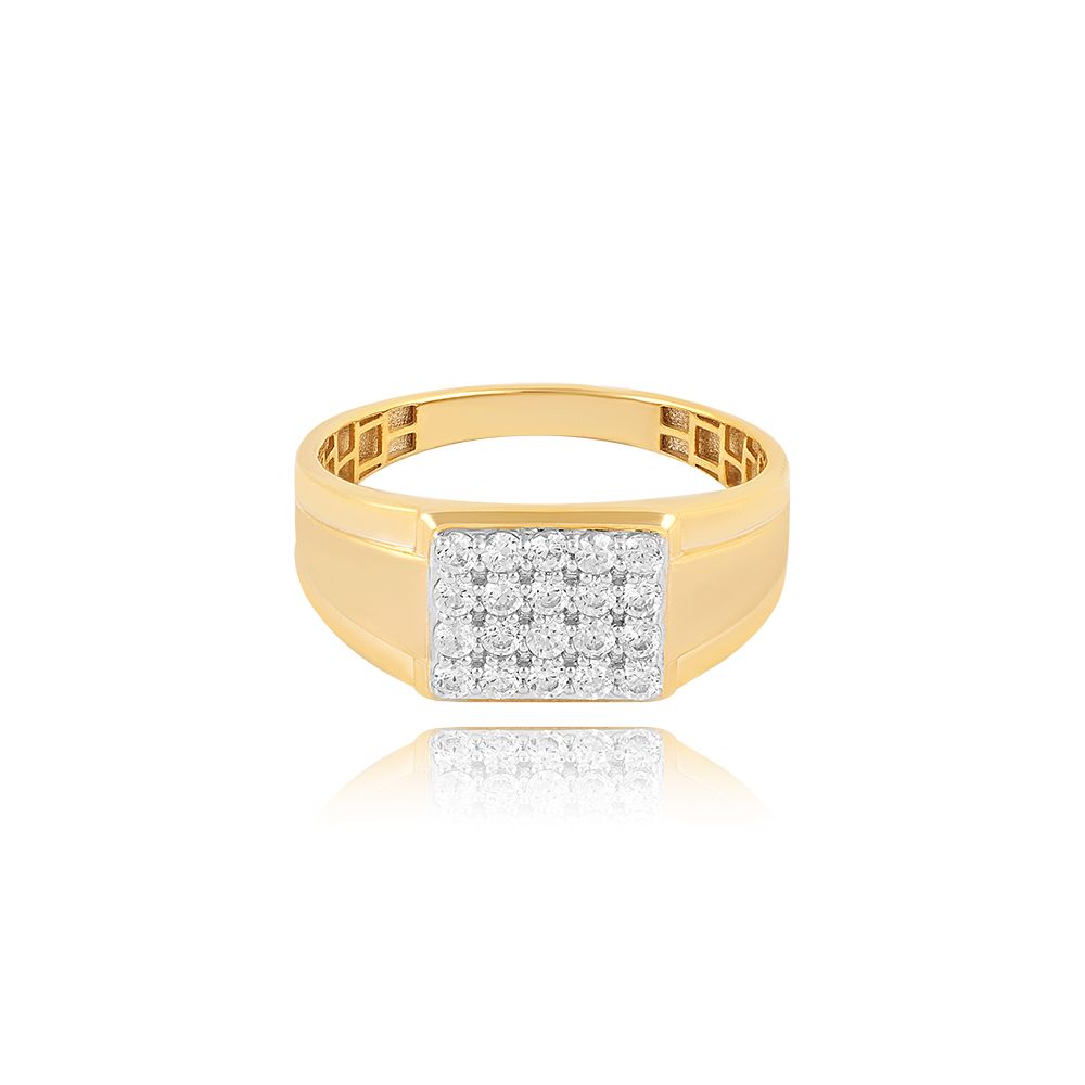 Majestic Diamond Ring For Men-Diamond-ORG25L18