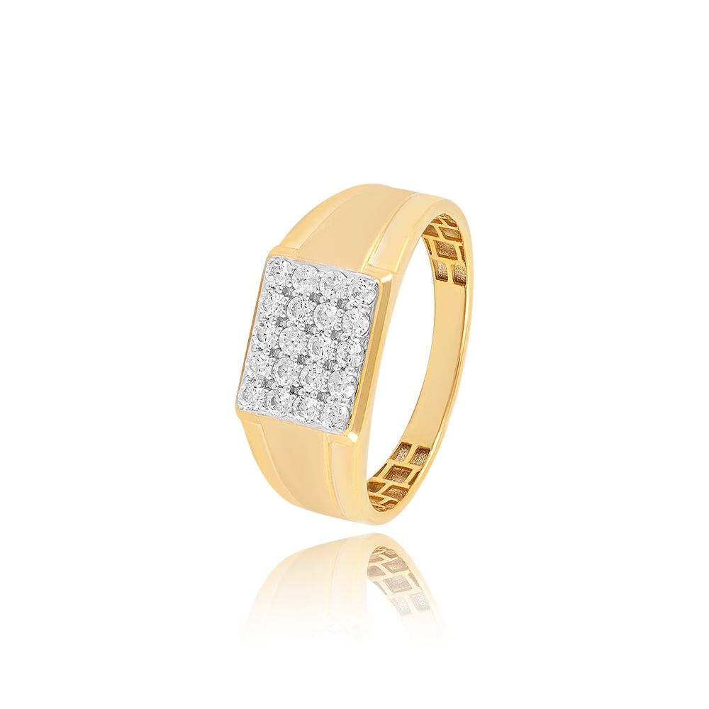 Majestic Diamond Ring For Men-Diamond-ORG25L18
