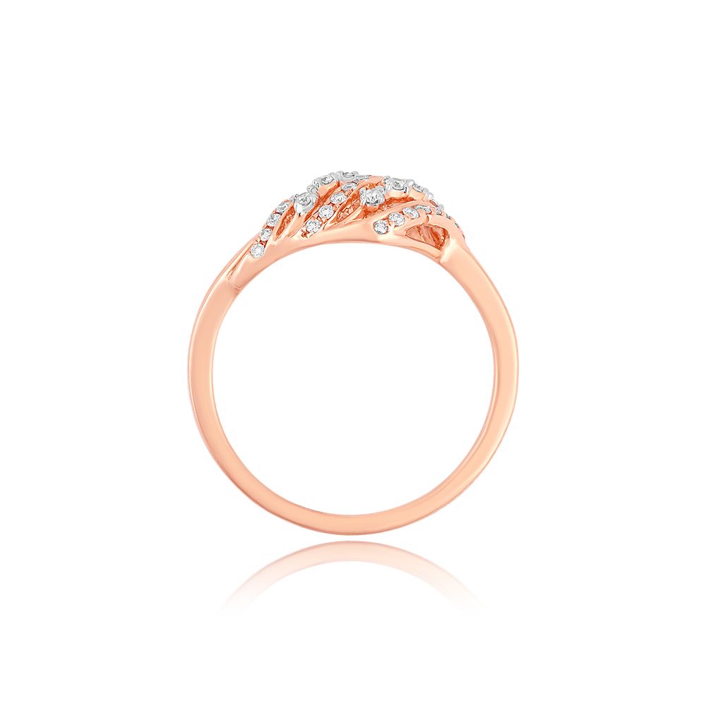 Interlaced Radiance Diamond Ring-Rings-ORG25L34