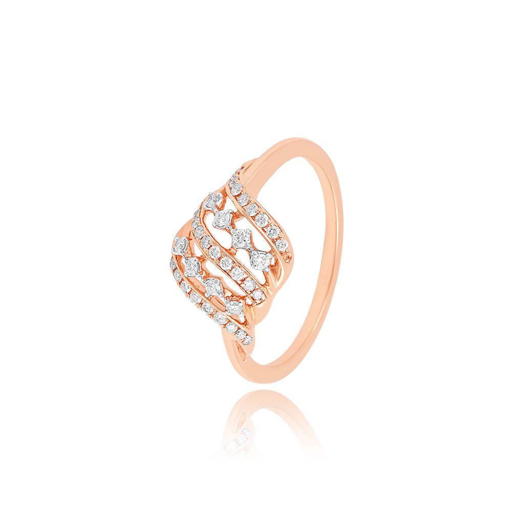 Interlaced Radiance Diamond Ring-Rings-ORG25L34