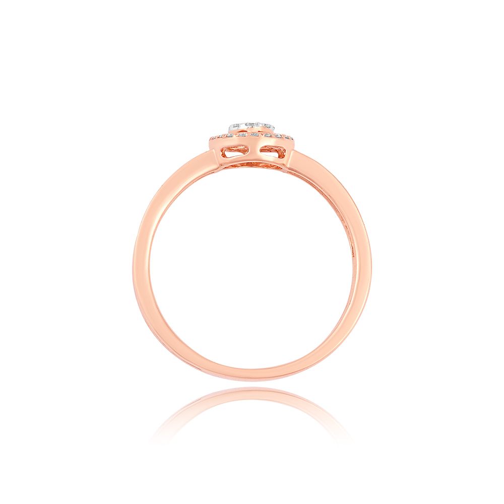 Celestial Grace Rose Gold Ring-Rings-ORG25L37