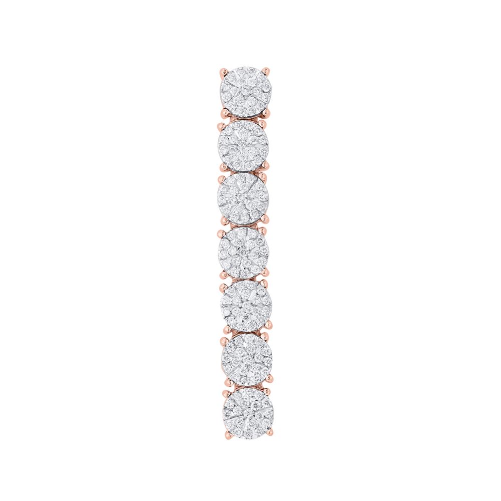 Floral Diamond Necklace Set-All Jewellery-ONS13061-D300X0B