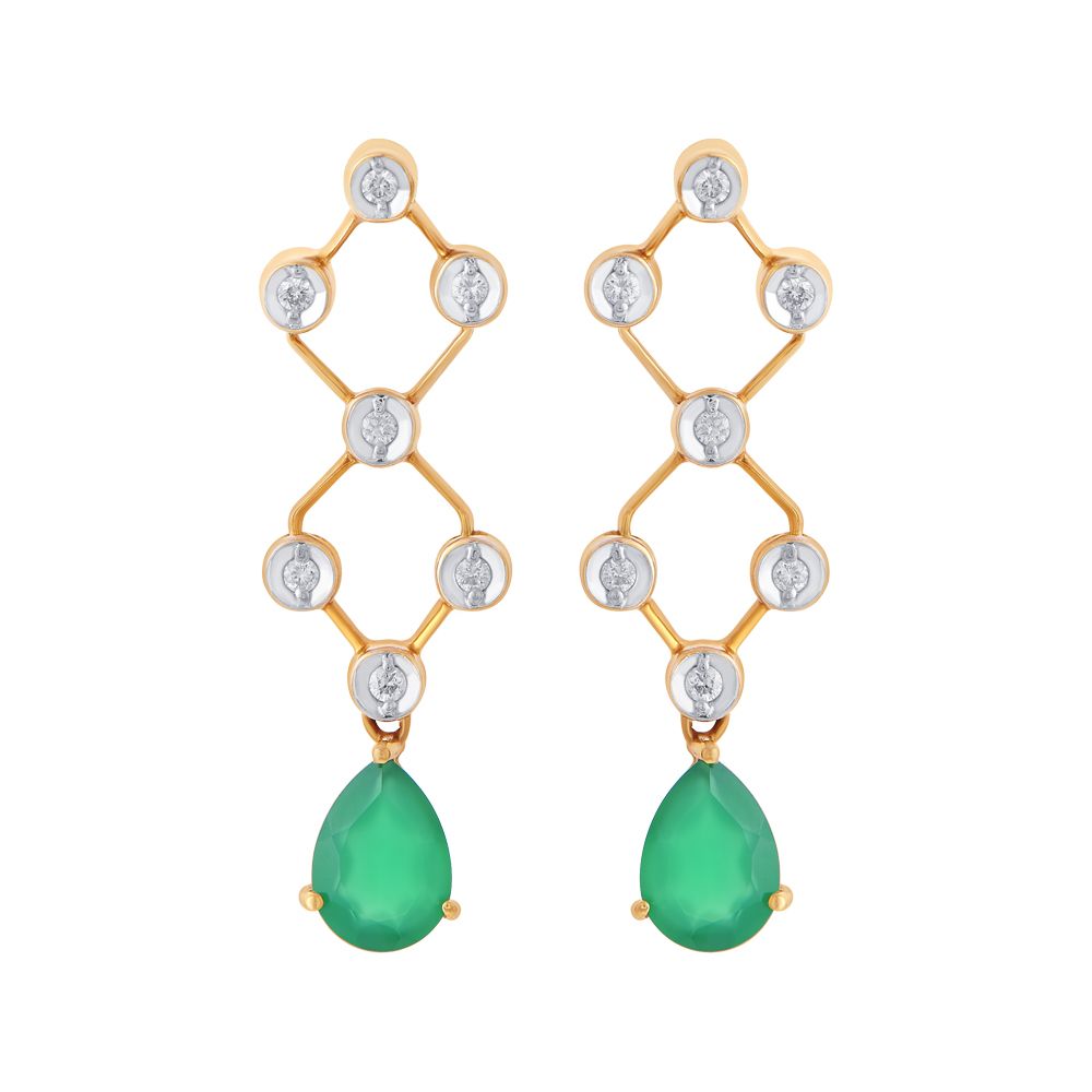 Gorgeous Diamond Earrings-Earrings-OSE17030-D409X0C