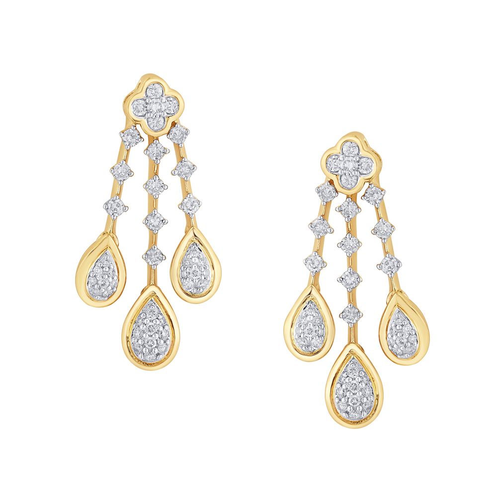 Radiant 18KT Gold and Diamond Jewellery Set-All Jewellery-ONS17034-D400X0B