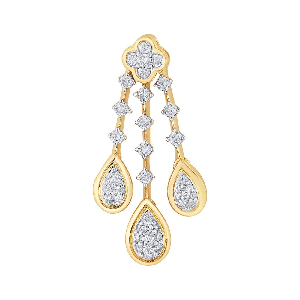 Radiant 18KT Gold and Diamond Jewellery Set-All Jewellery-ONS17034-D400X0B