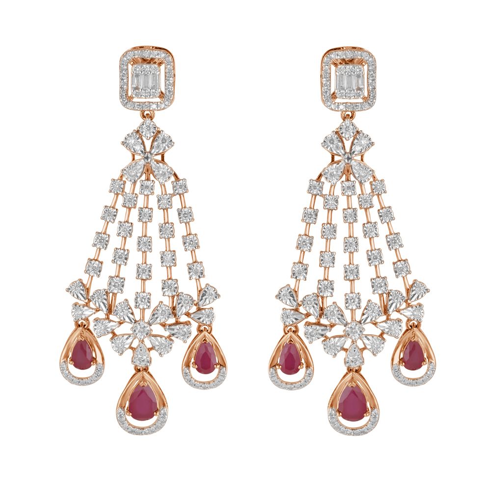Delicate Chandelier Earrings-Earrings-OSE19119-D409X0C