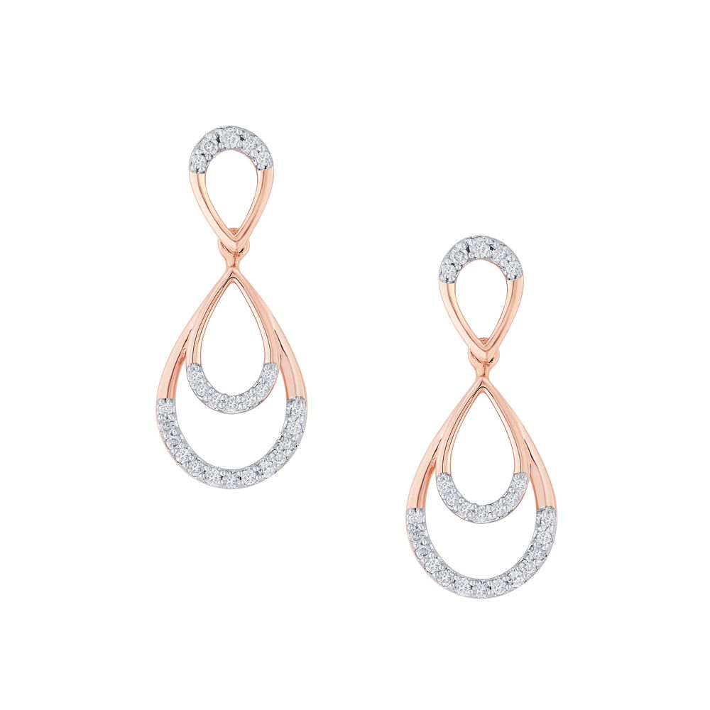 Accentuating Diamond Earrings-All Jewellery-OSE20010-D400X0C