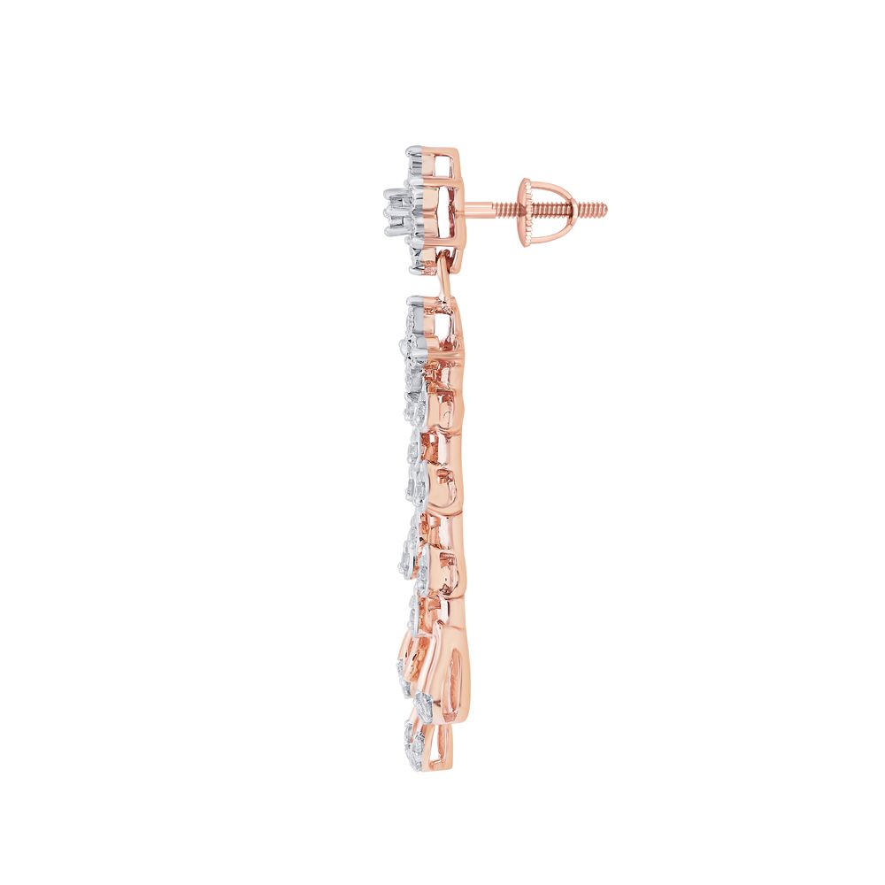 Aesthetic Rose Gold Earrings-All Jewellery-OSE20020-D400X0C