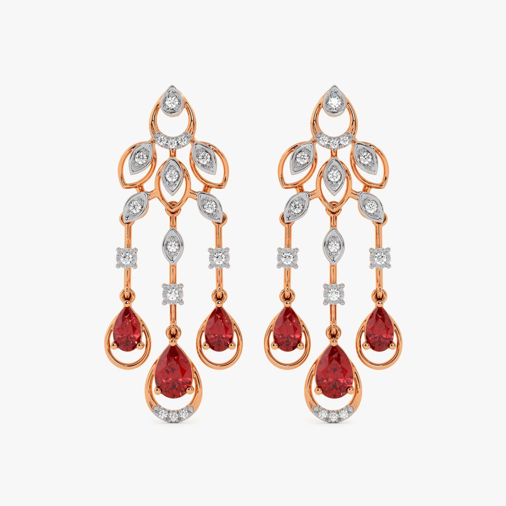 Pretty Diamond Astra Earrings-All Jewellery-OSE21009-DA10X0C