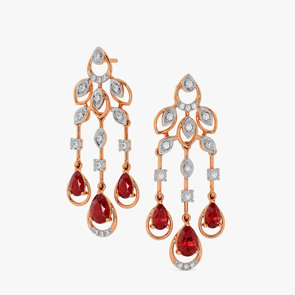 Pretty Diamond Astra Earrings-All Jewellery-OSE21009-DA10X0C