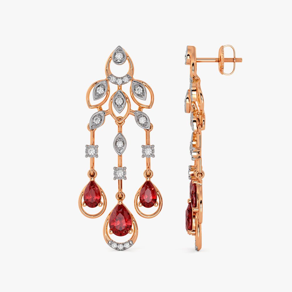 Pretty Diamond Astra Earrings-All Jewellery-OSE21009-DA10X0C