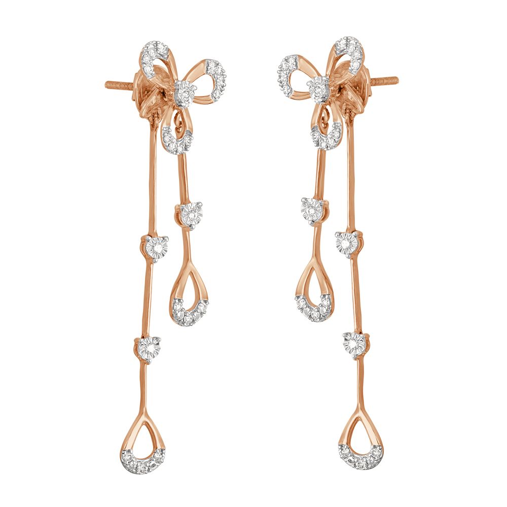 Dewdrop Design Diamond Astra Earrings and Necklace Set-All Jewellery-ONS21051-D900X0C