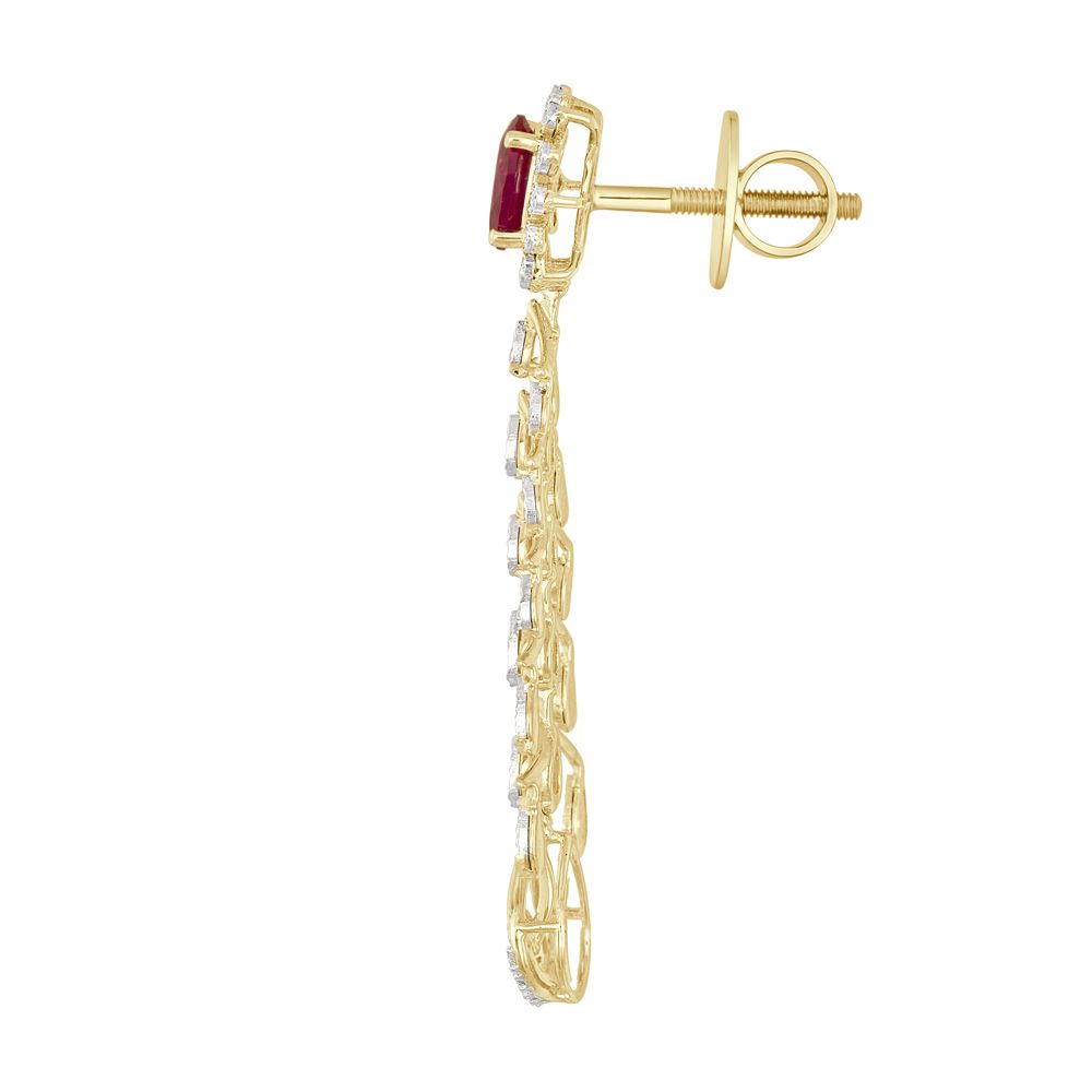 14KT Yellow Gold and Diamond Jewellery Set-All Jewellery-ONS21132-D409R0C