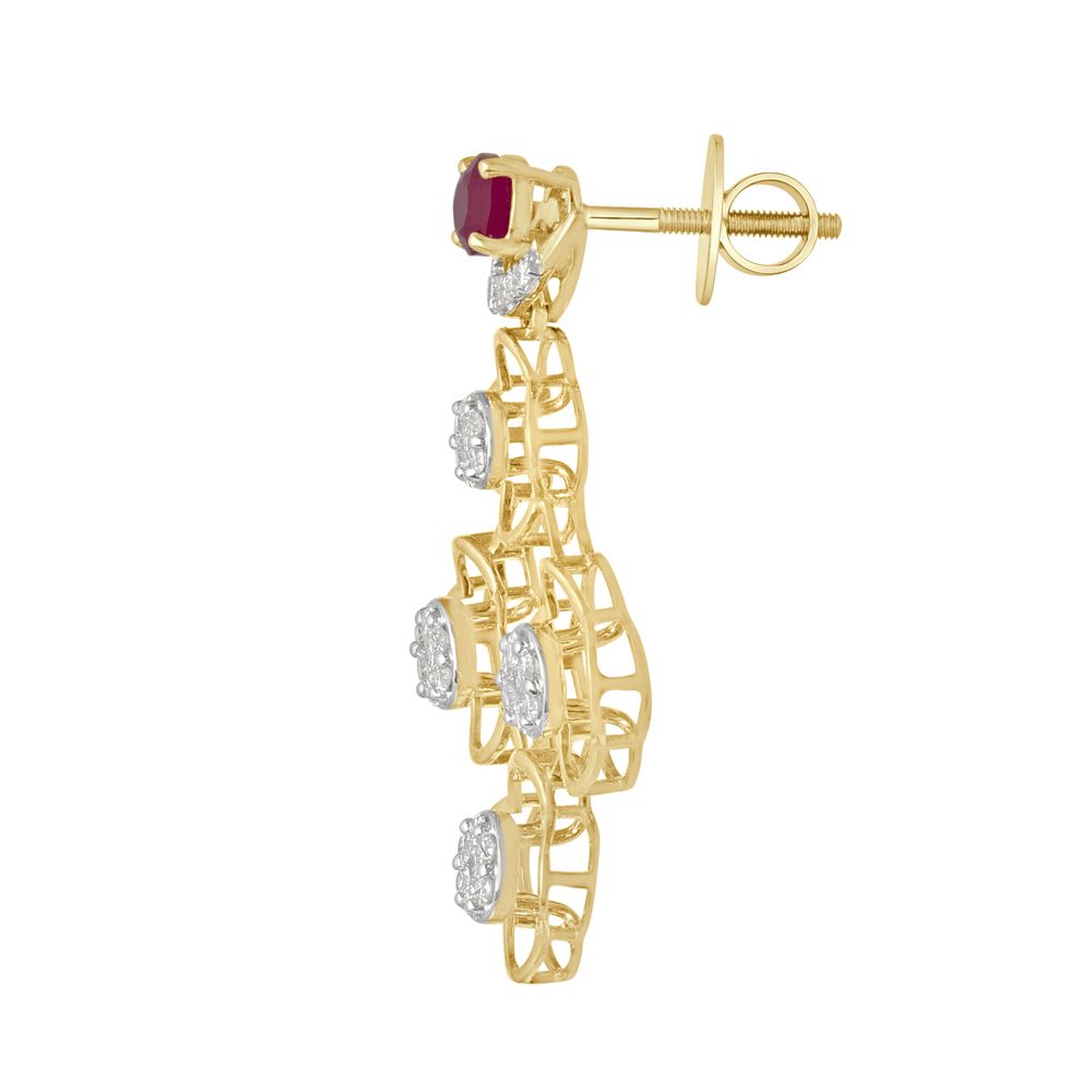Vibrant Square Design Jewellery Set-All Jewellery-ONS22055-D410R0C