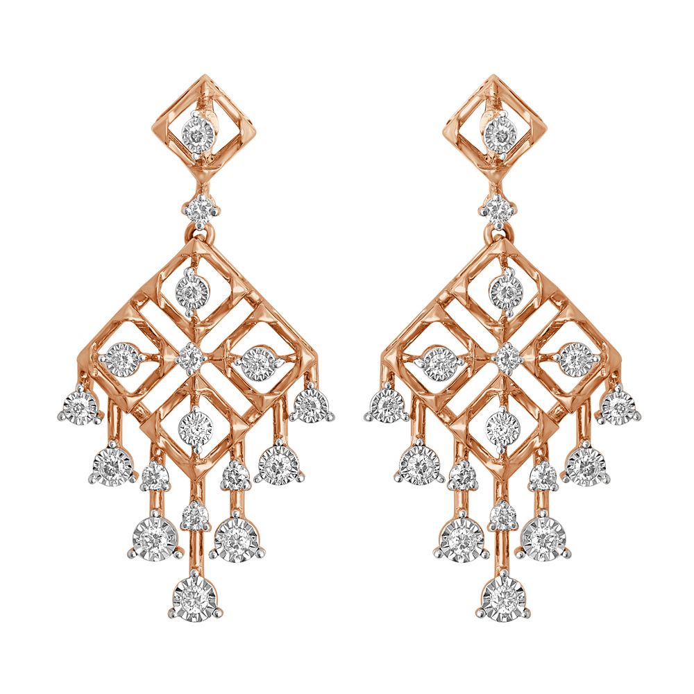 Buy Square Design Hanging Earrings OSE22119-D400X0B Online at