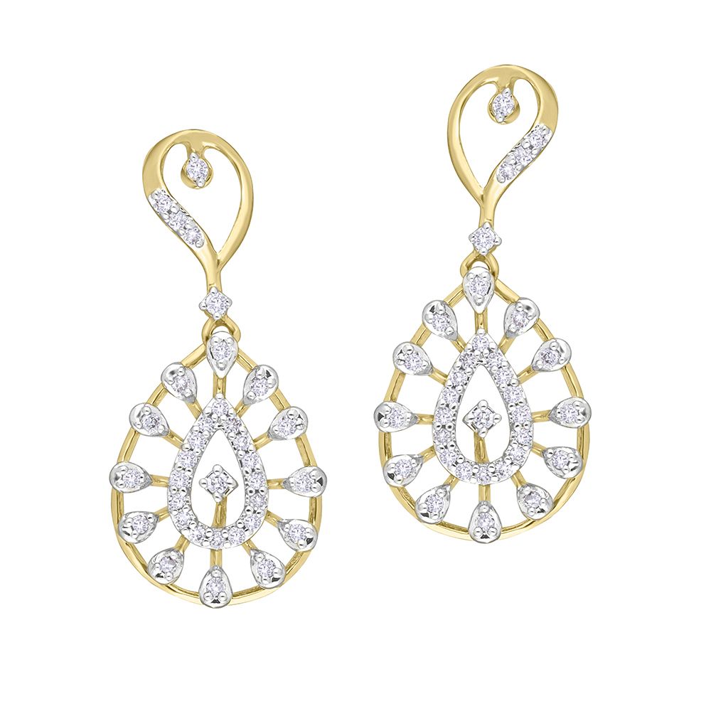 Chic Diamond Earrings-All Jewellery-OSE22125-D400X0C