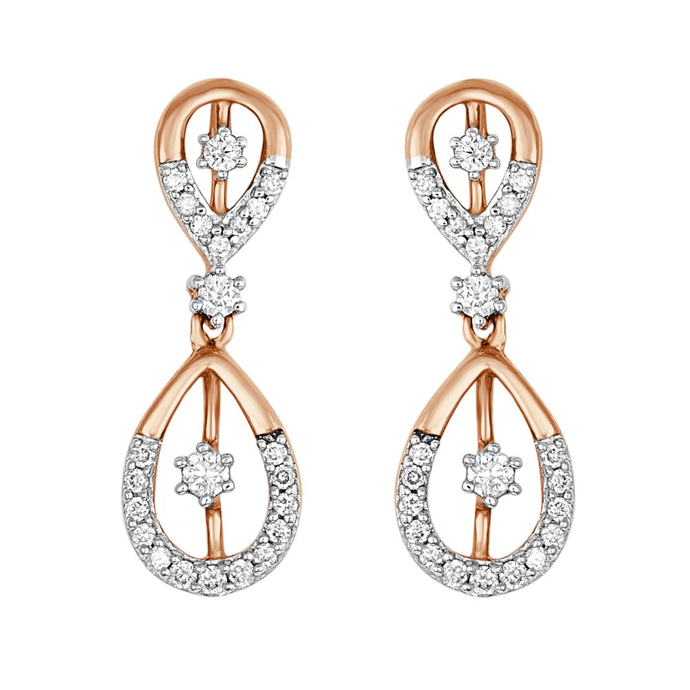 Gorgeous designer 14KT Rose Gold Jewellery Set-All Jewellery-ONS22137-D400X0C