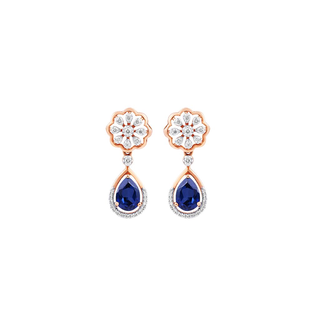 Brilliant Pair of Necklace and Earring with Diamonds-Necklaces-ONS22152-D412X0C