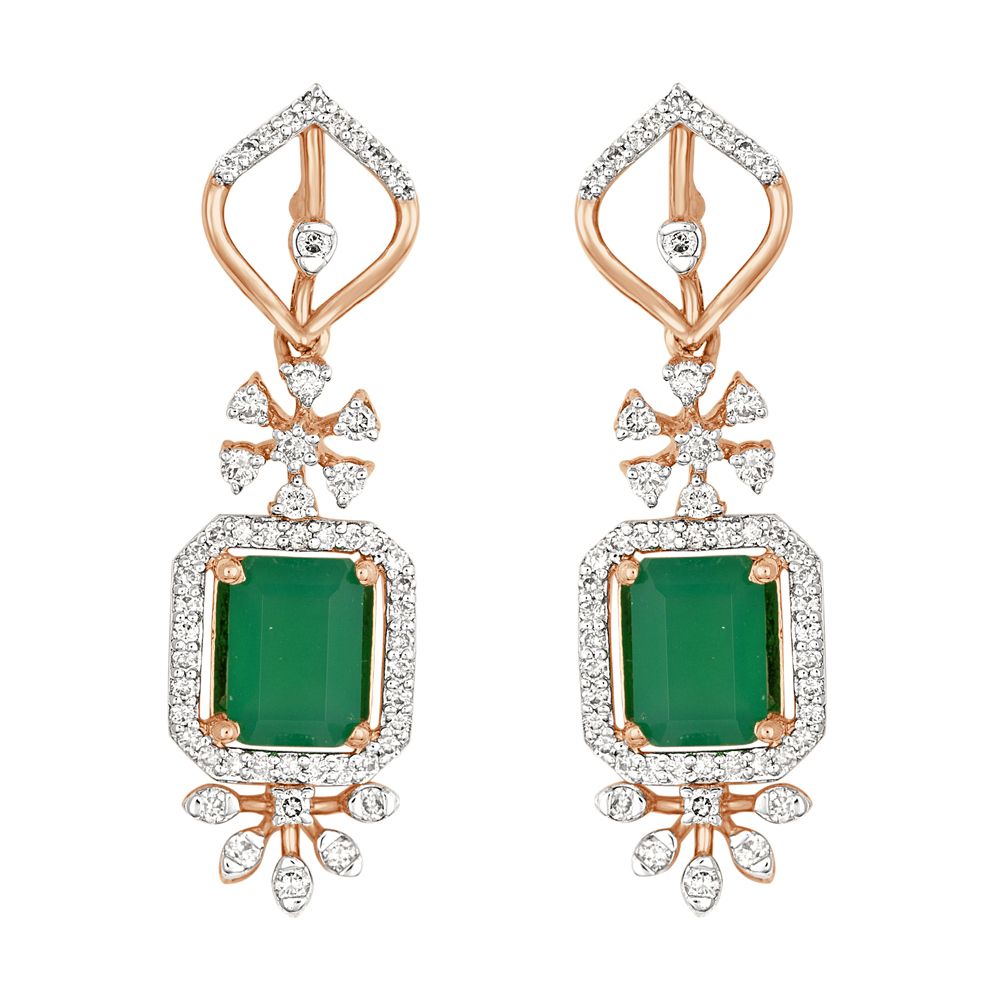 Designer Gemstone and Diamond Jewellery Set-All Jewellery-ONS22160-D411R0C