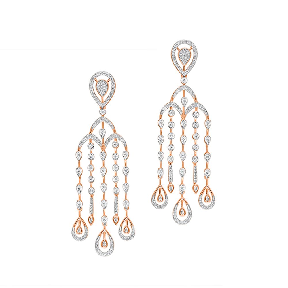 Scintillating Earrings With Diamonds-Earrings-OSE22182-D300X0C