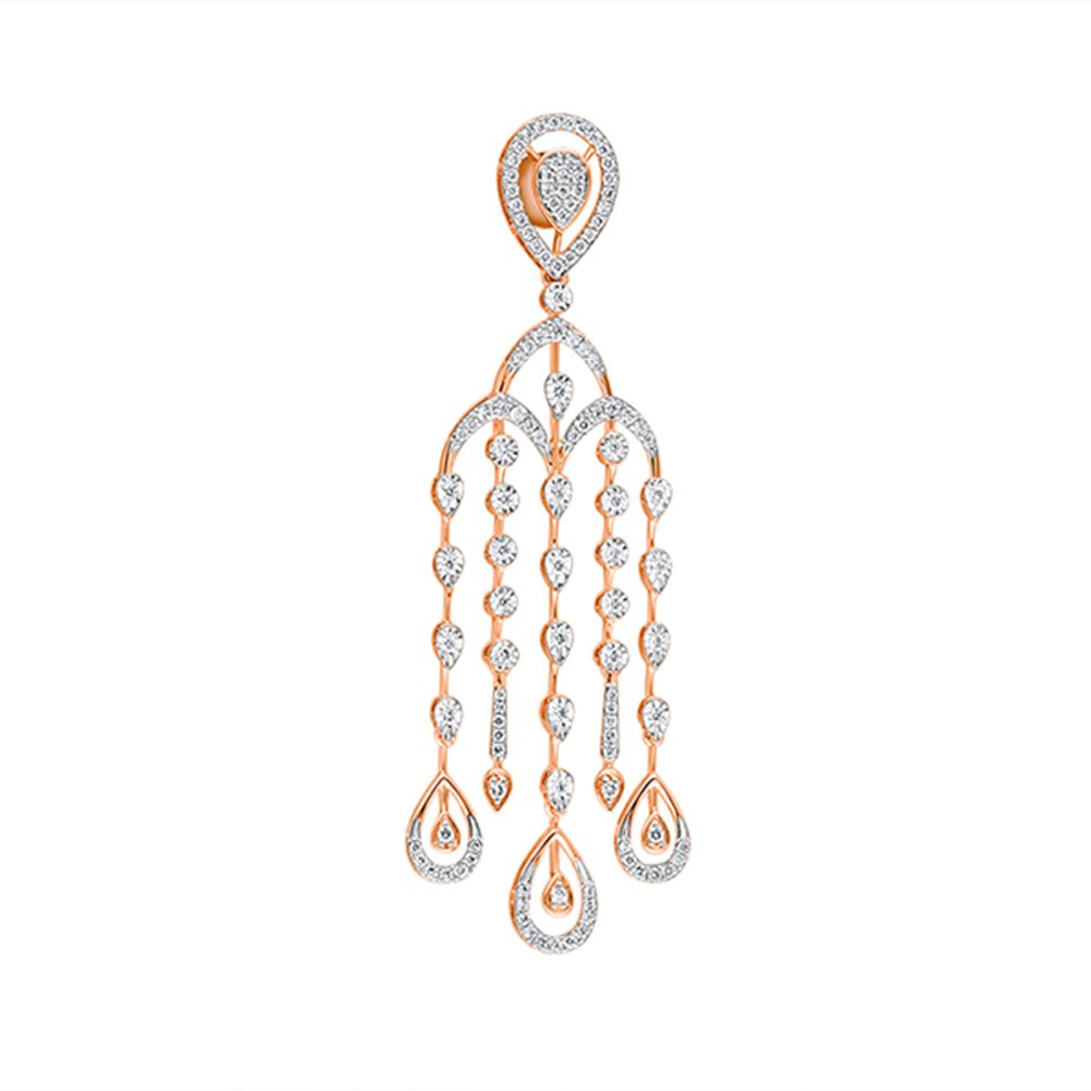 Scintillating Earrings With Diamonds-Earrings-OSE22182-D300X0C