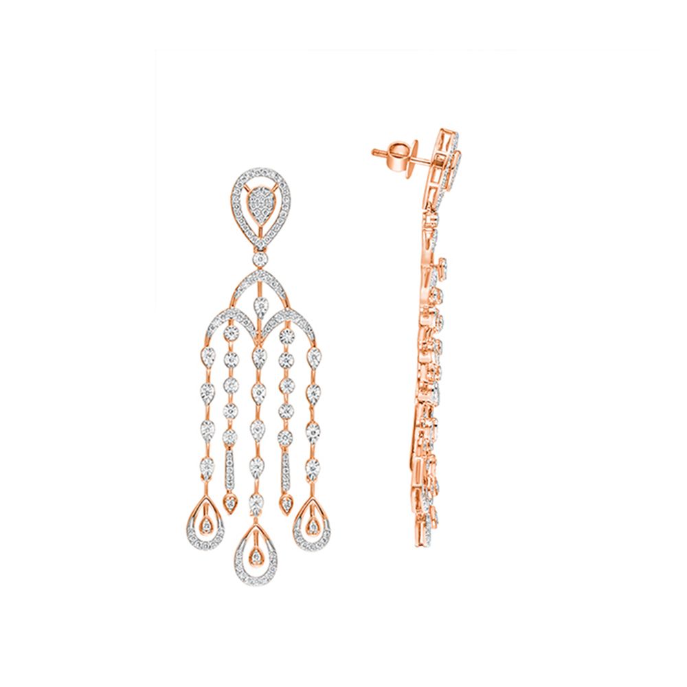 Scintillating Earrings With Diamonds-Earrings-OSE22182-D300X0C