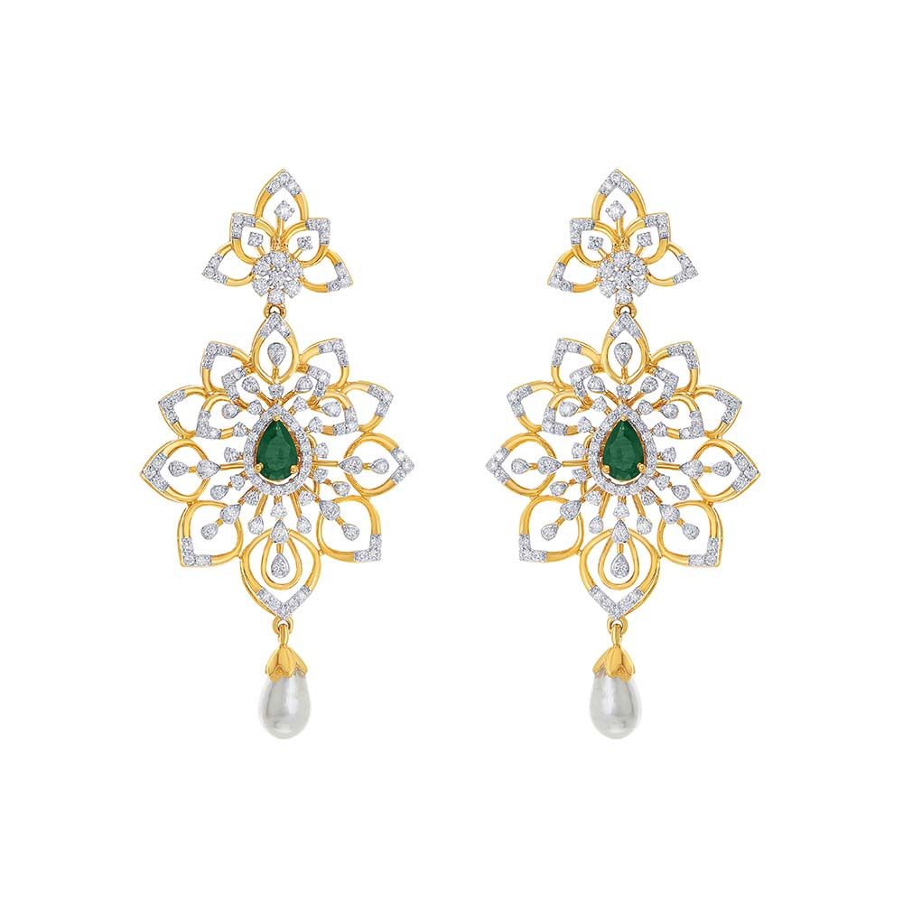 Opulent Elegance Diamond Necklace Set-Necklace Sets-ONS22184-D309R0B