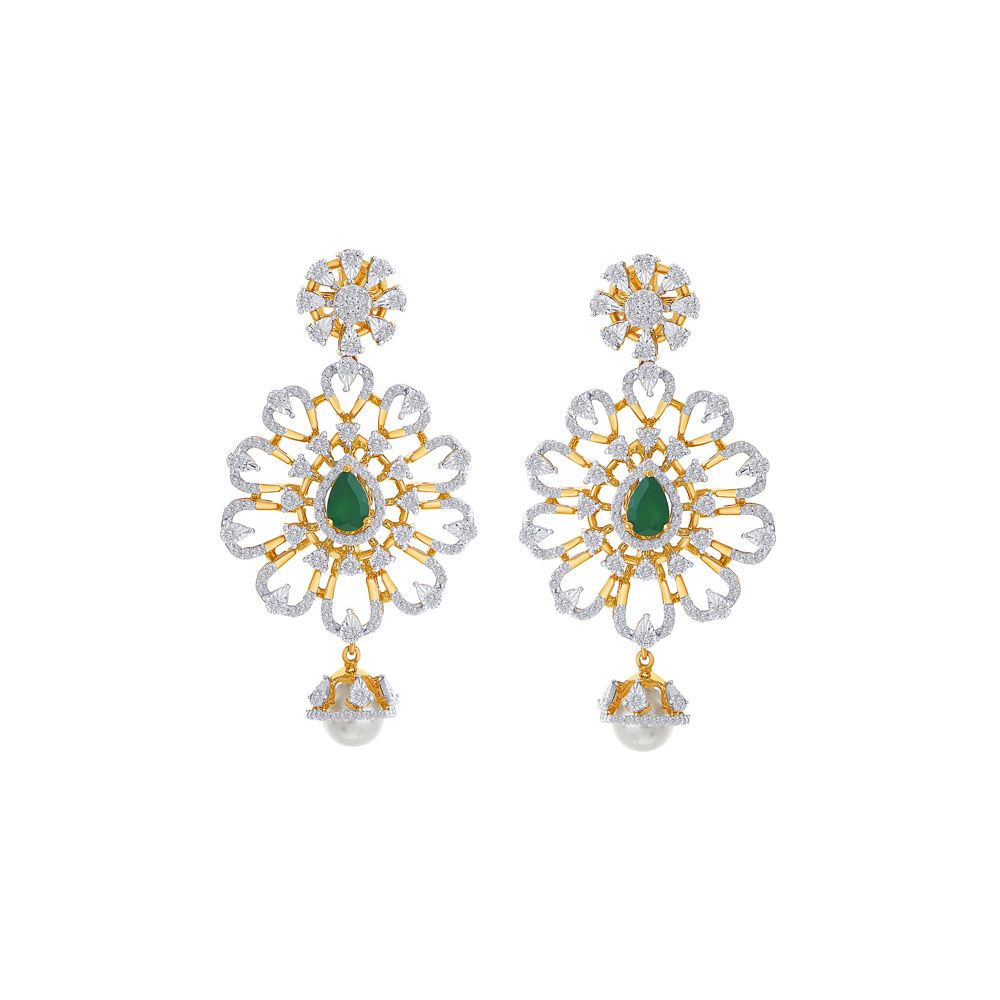 Timeless Yellow Gold Jewellery Set-Diamond-ONS22189-D309R0B