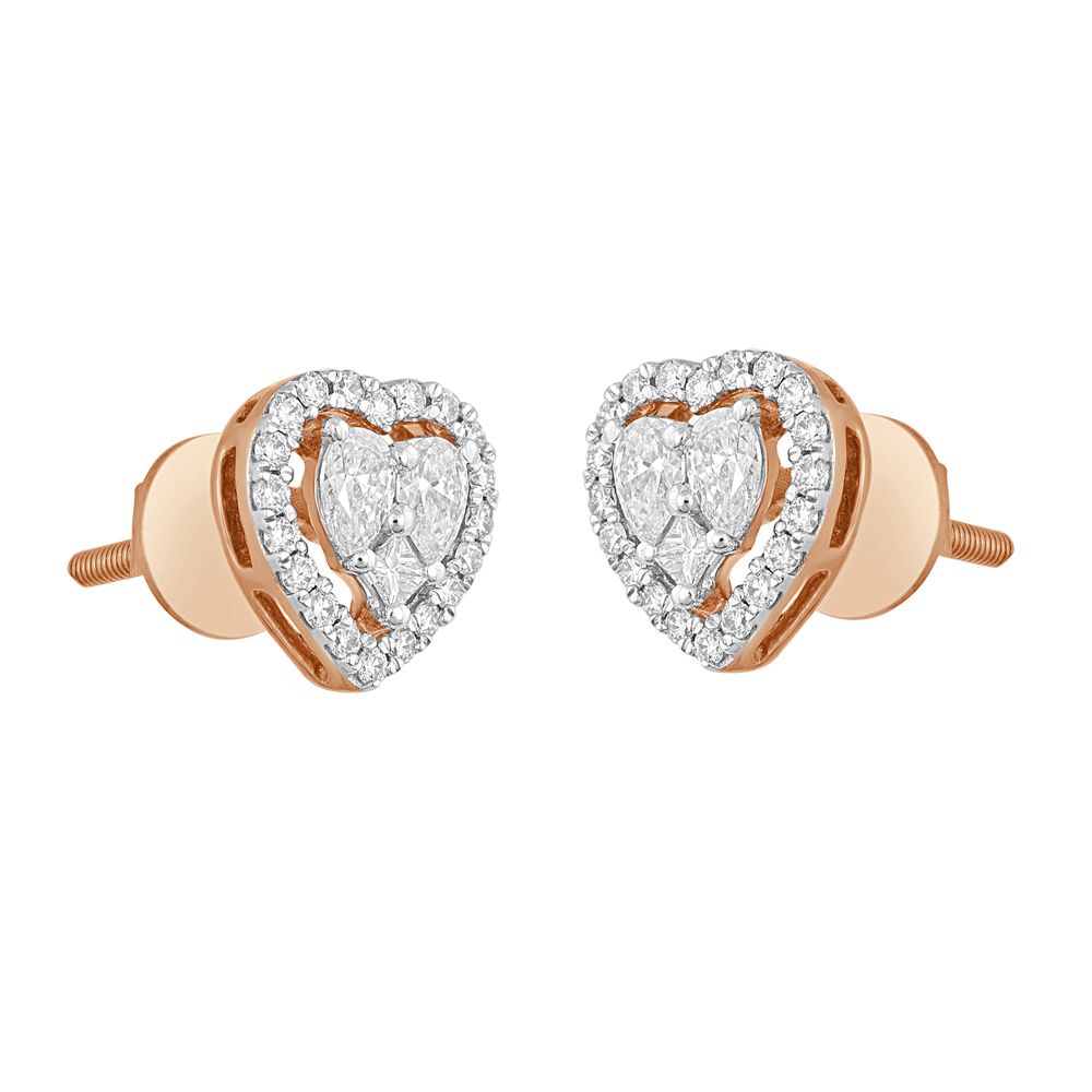 Regal Rose Gold Earrings-All Jewellery-OSE22217-D300X0C