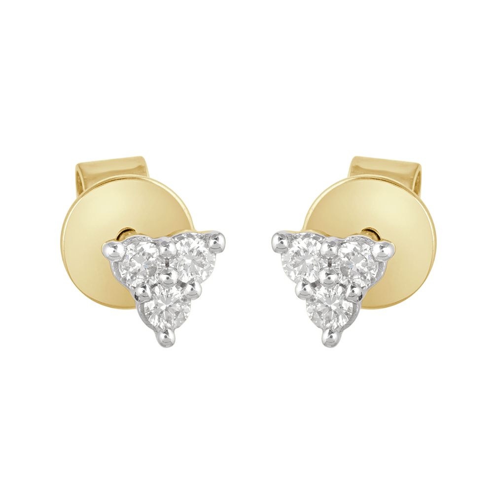 Designer Triangle Diamond Jewellery Set-All Jewellery-ONS23001-D300R0B