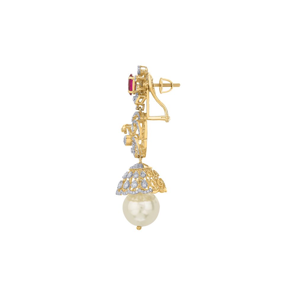 Glorious Diamond and Yellow Gold Jewellery Set-All Jewellery-ONS23019-D309R0B