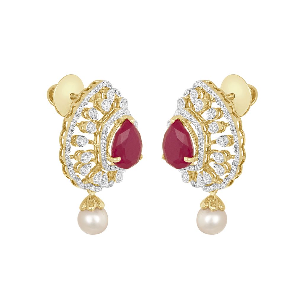 Modernist 18KT Yellow Gold Jewellery Set-All Jewellery-ONS23022-D309R1B