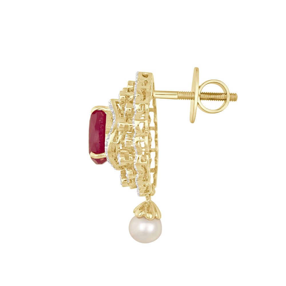 Modernist 18KT Yellow Gold Jewellery Set-All Jewellery-ONS23022-D309R1B