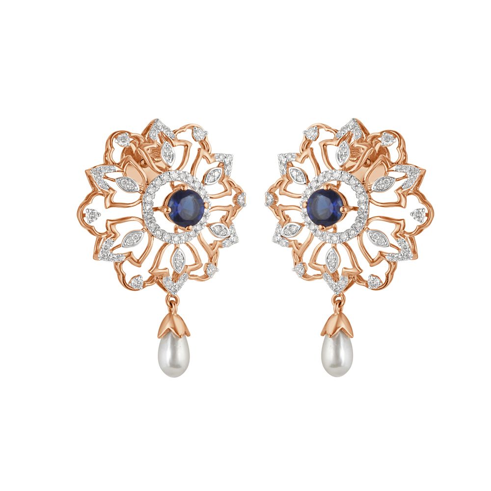 Classic Diamond Heart Design Jewellery Set-All Jewellery-ONS23028-D412X0B