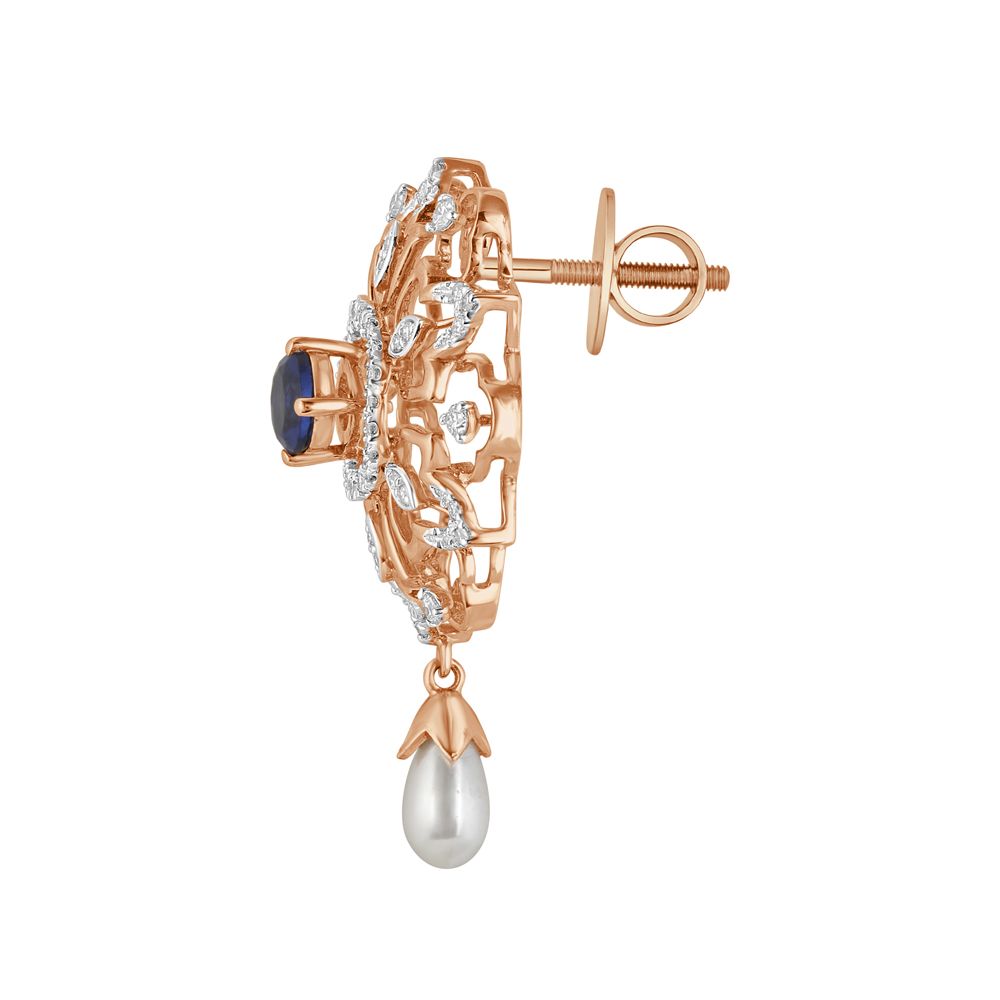 Classic Diamond Heart Design Jewellery Set-All Jewellery-ONS23028-D412X0B
