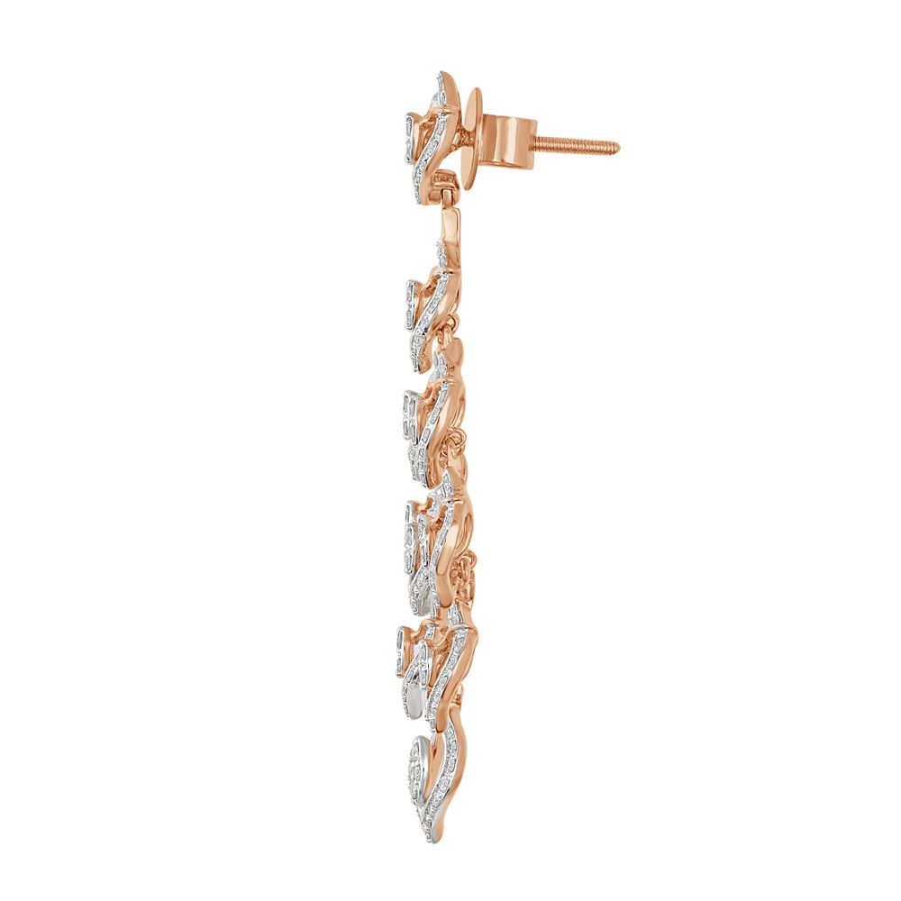 Cascading Leaves Design Jewellery Set-All Jewellery-ONS23034-D300X0B