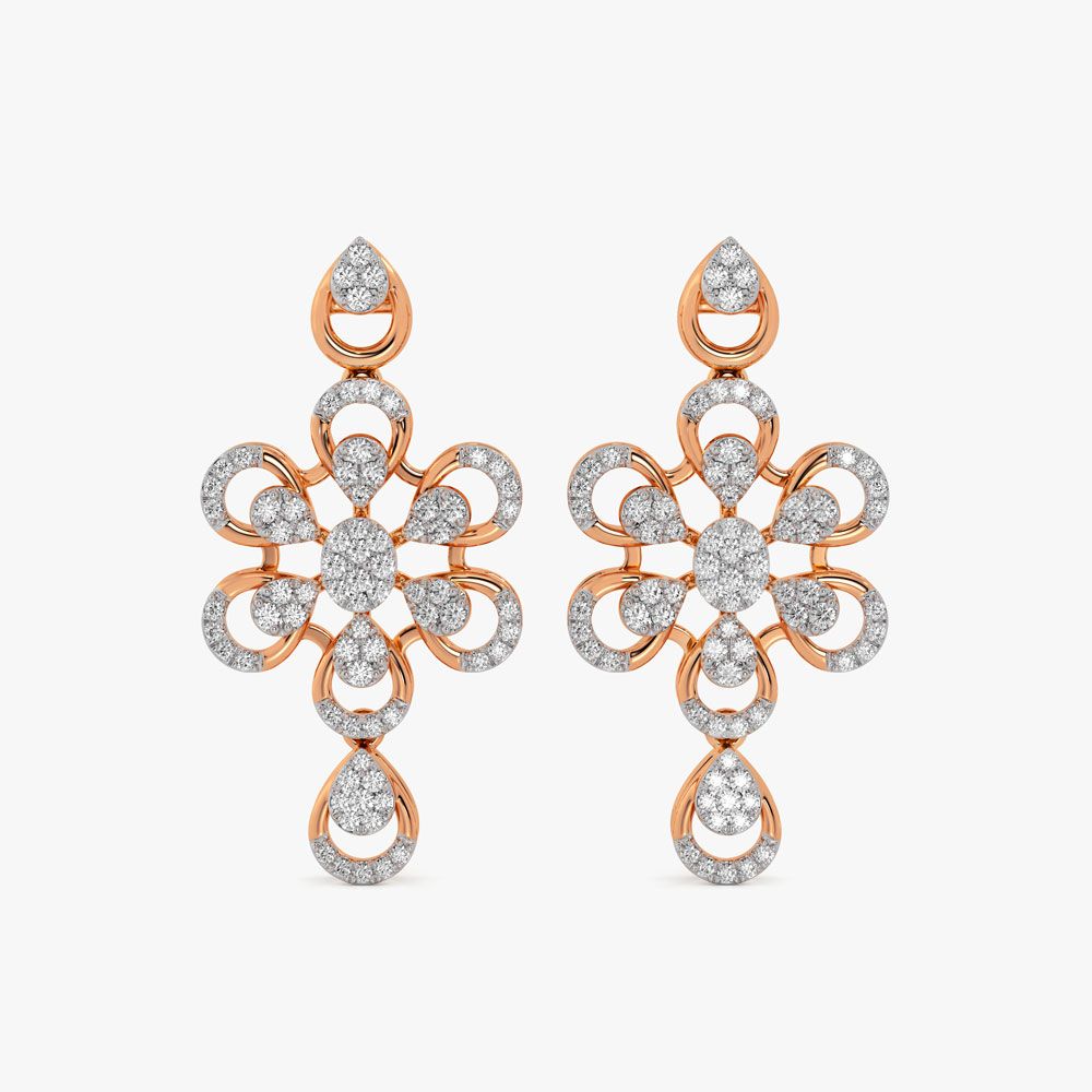 Sparkling Earrings in Diamonds-Earrings-OSE23042-D900X0C