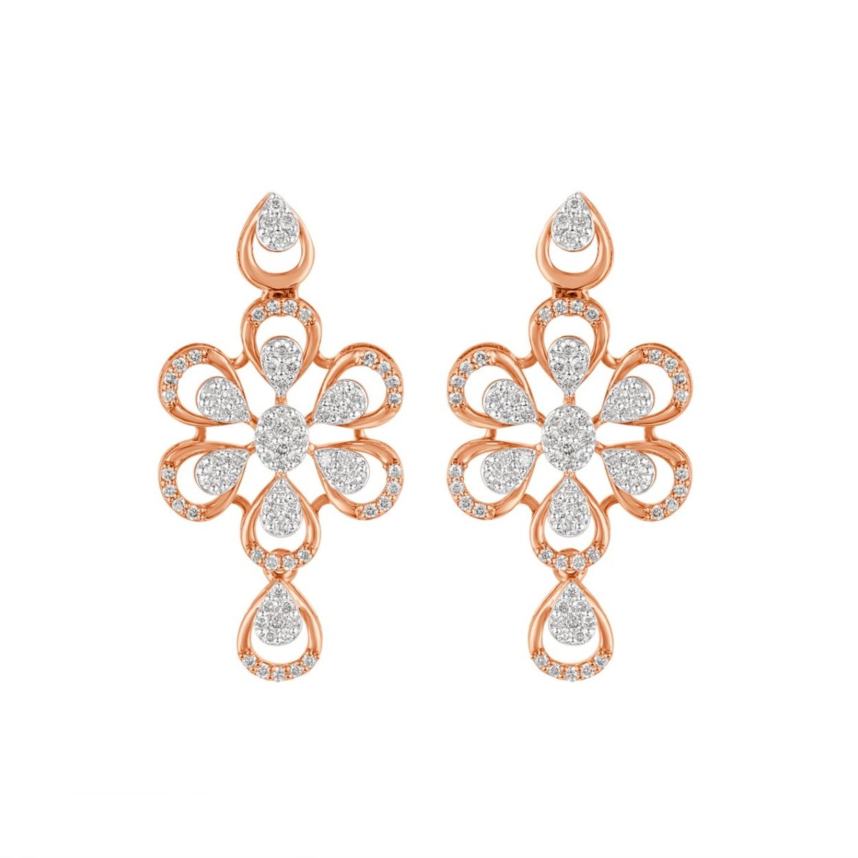 Sparkling Earrings in Diamonds-Earrings-OSE23042-D900X0C