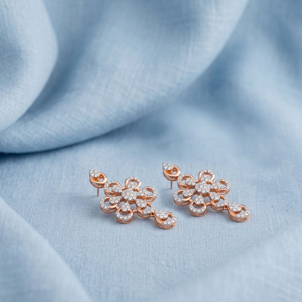 Sparkling Earrings in Diamonds-Earrings-OSE23042-D900X0C