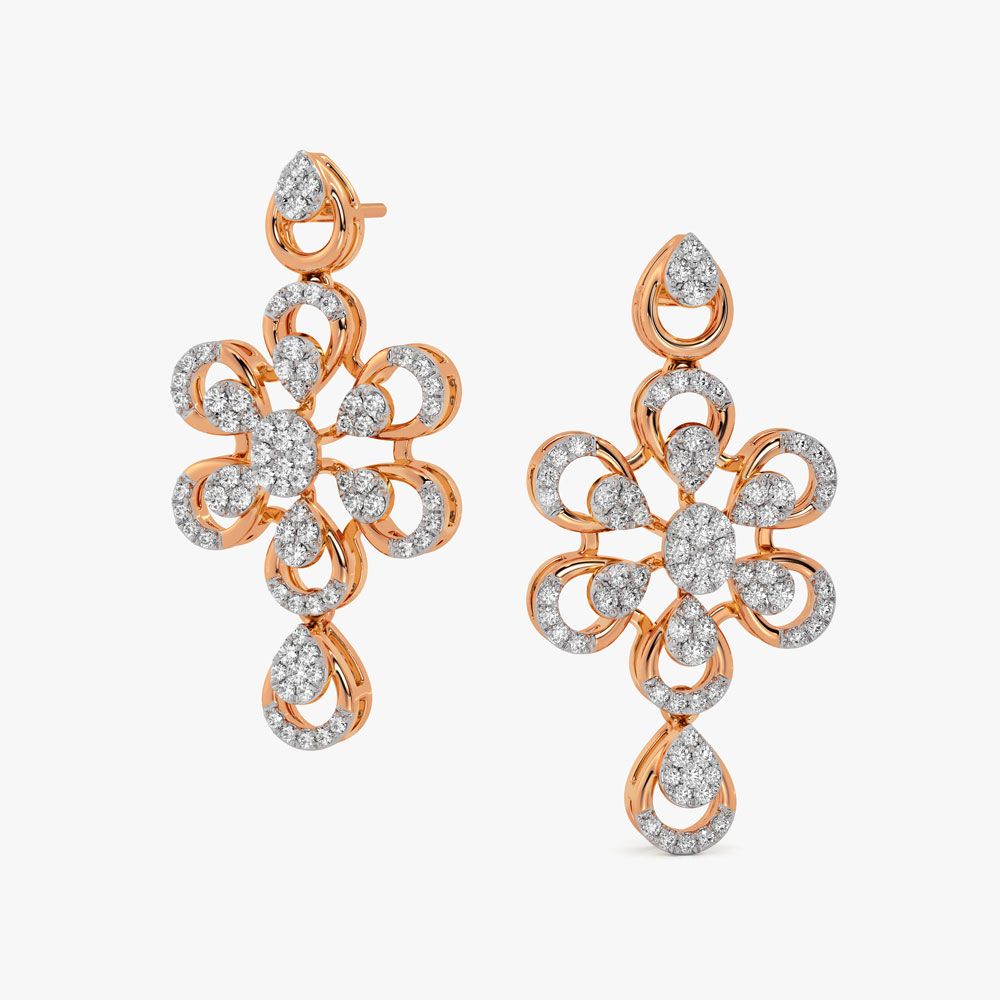 Sparkling Earrings in Diamonds-Earrings-OSE23042-D900X0C