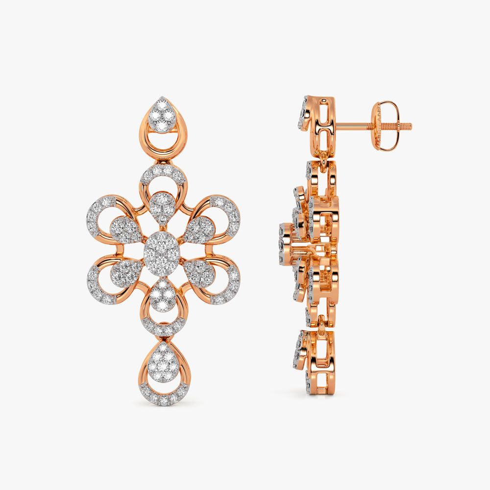 Sparkling Earrings in Diamonds-Earrings-OSE23042-D900X0C