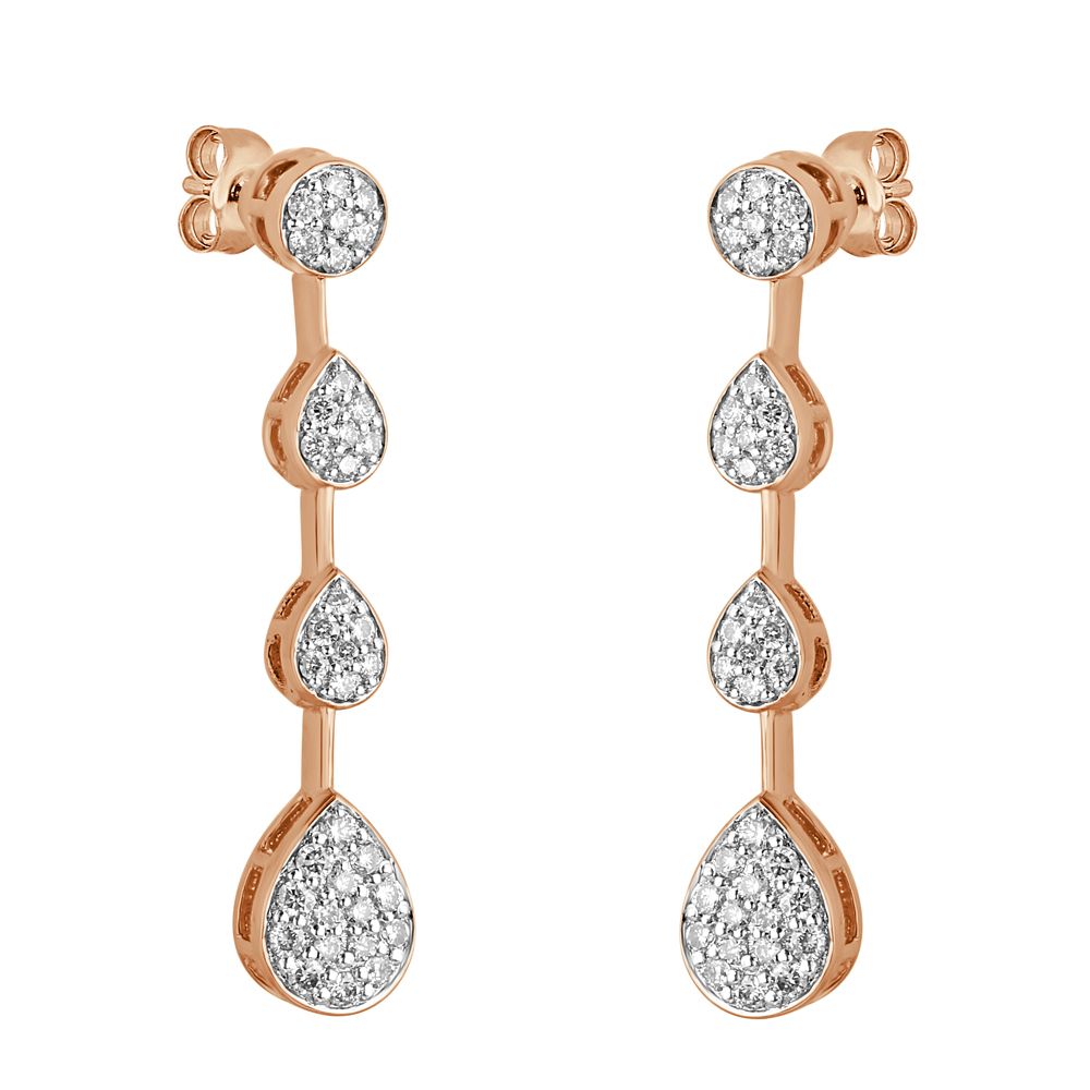 Rain Drop Diamond Necklace Set-All Jewellery-ONS23055-D900X0C