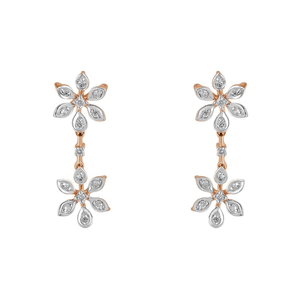 Floral Beauty Diamond Necklace Set-Diamond-ONS23056-D900X0C