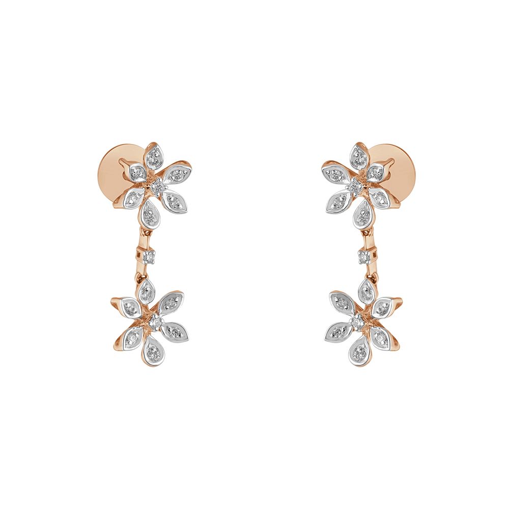 Floral Beauty Diamond Necklace Set-Diamond-ONS23056-D900X0C