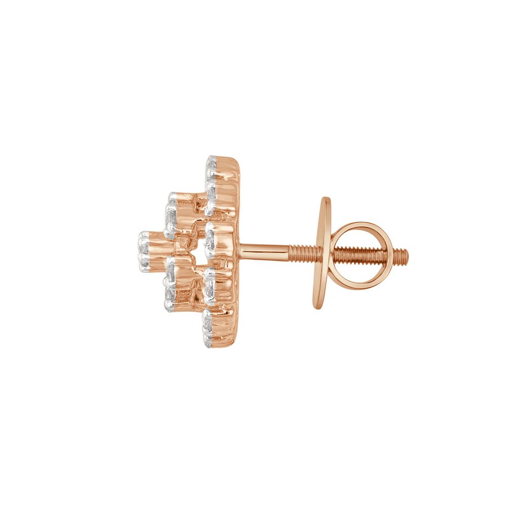 Eyecatching Diamond 14KT Rose Gold Jewellery Set-All Jewellery-ONS23061-D900X0C