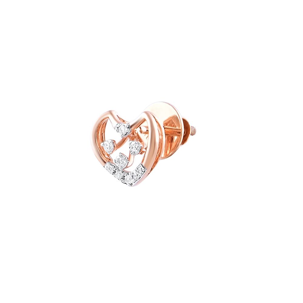 Heart Design Diamond Necklace Set-All Jewellery-ONS23A24-D400X0B