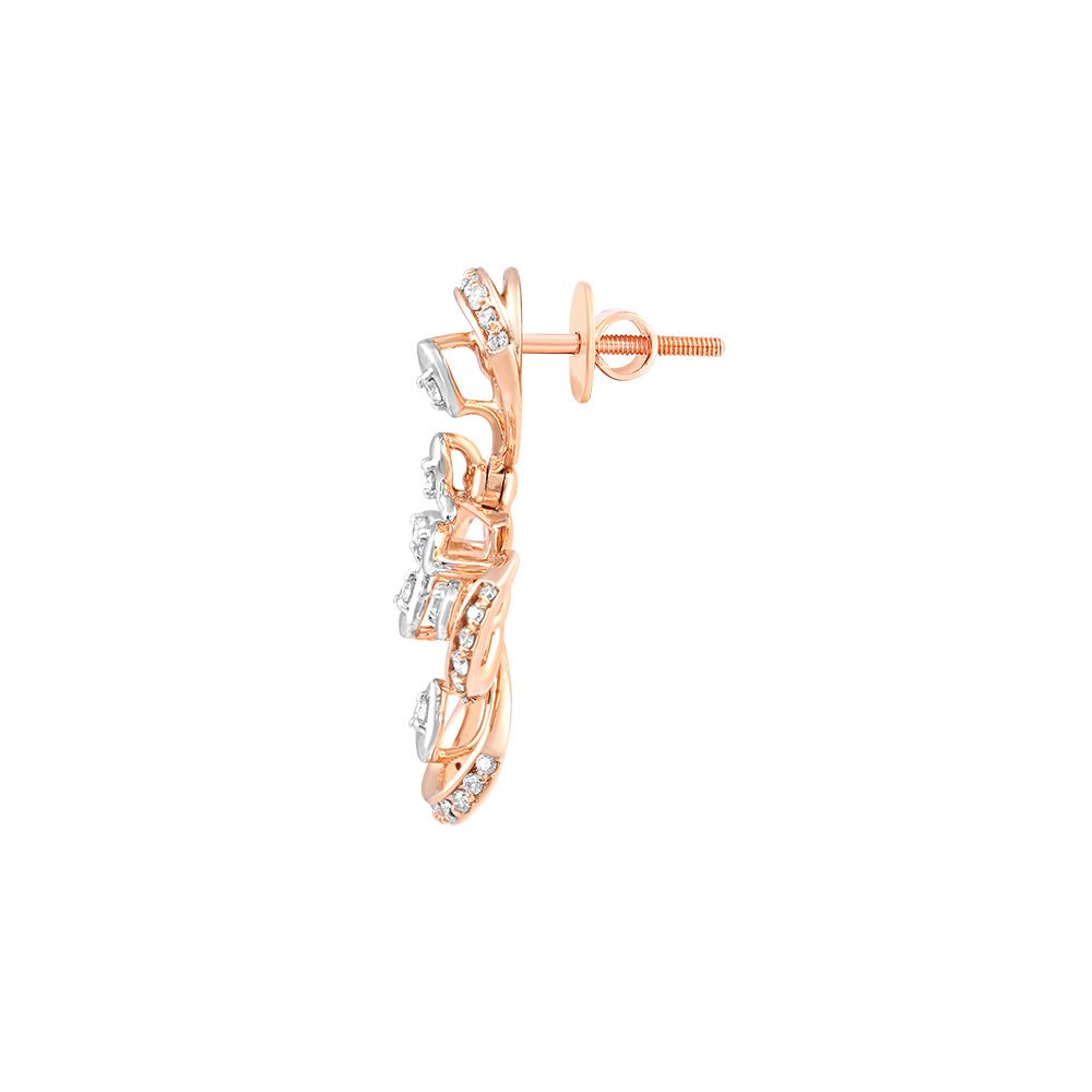 Blush Beauty Rose Gold Necklace Set-All Jewellery-ONS24A68-D400X0B