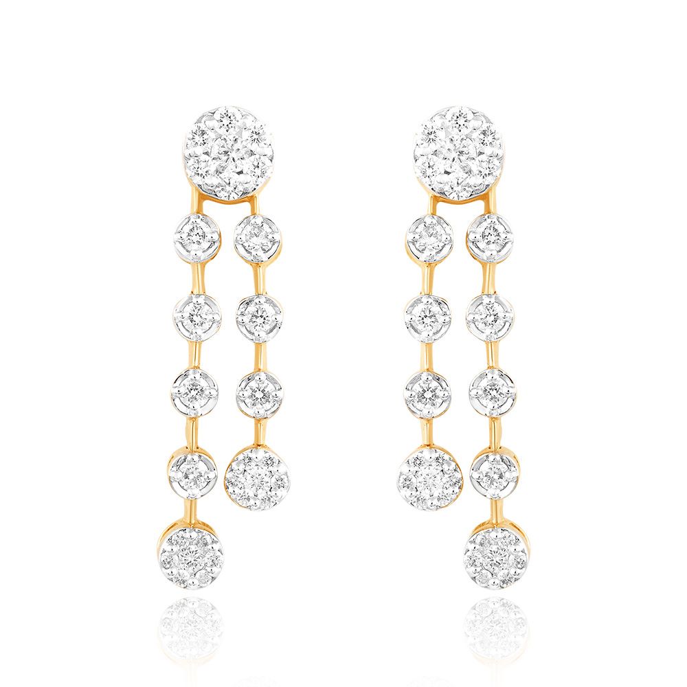 Shimmering Diamond Necklace Set-Diamond-ONS25A15-D400R0B