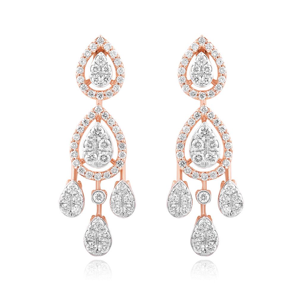 Luminant Drops Diamond Necklace Set-All Jewellery-ONS25A25-D400X0B