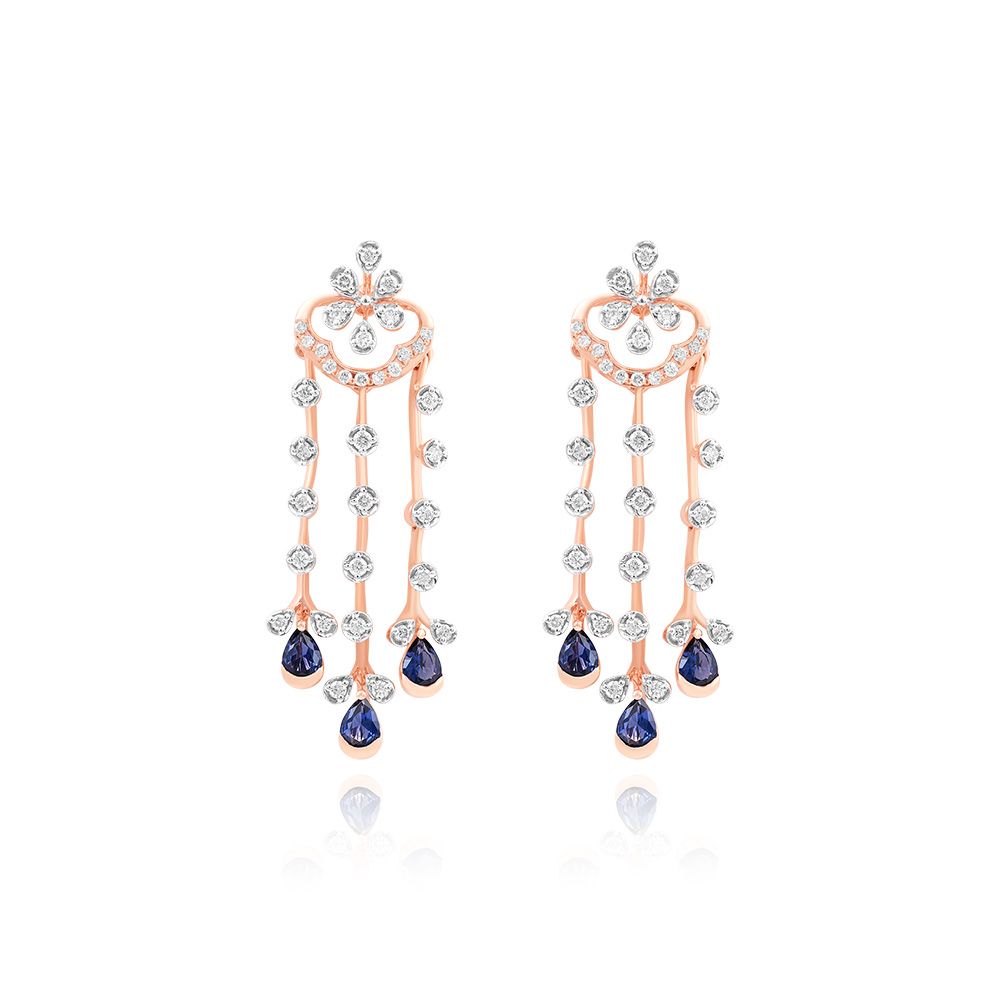 Elegant Charm Diamond Necklace Set-All Jewellery-ONS25A67-D435X0B